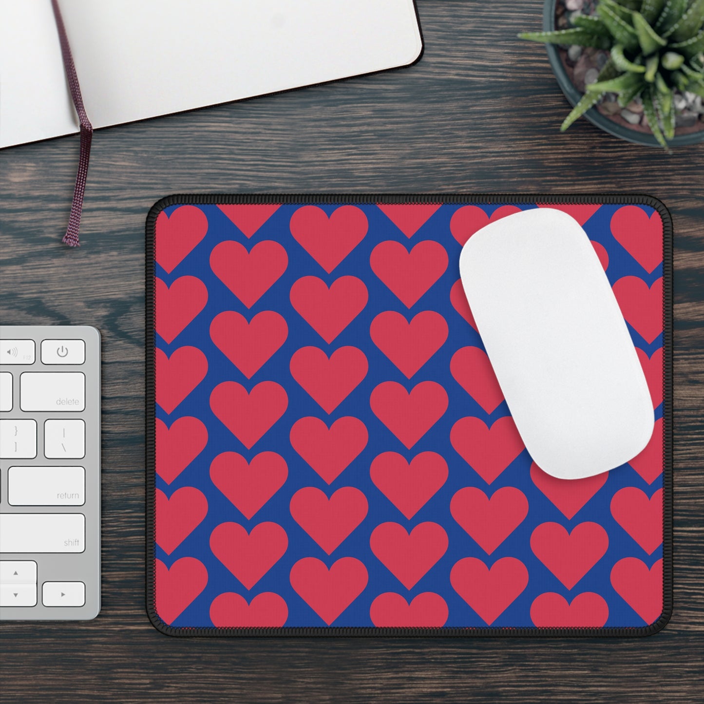 Power of Love Mouse Pad – Patterned with Passion, Built for Performance