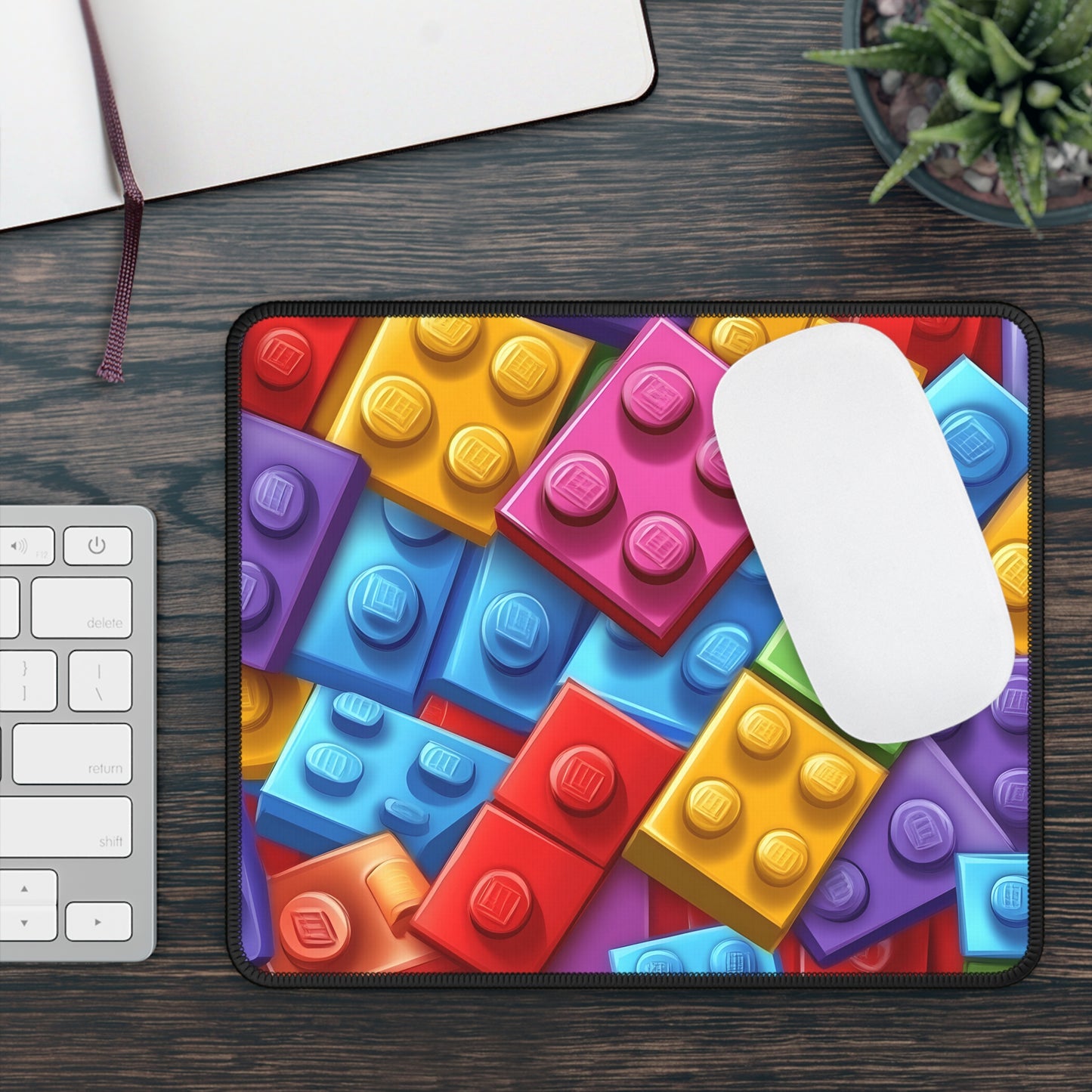 Brick Storm Mouse Pad – Build It. Click It. Smash It.