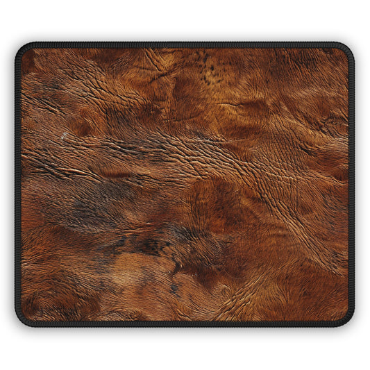 Cowhide Vibes Mouse Pad – Rugged Charm for the Rootinest Tootinest Desktops