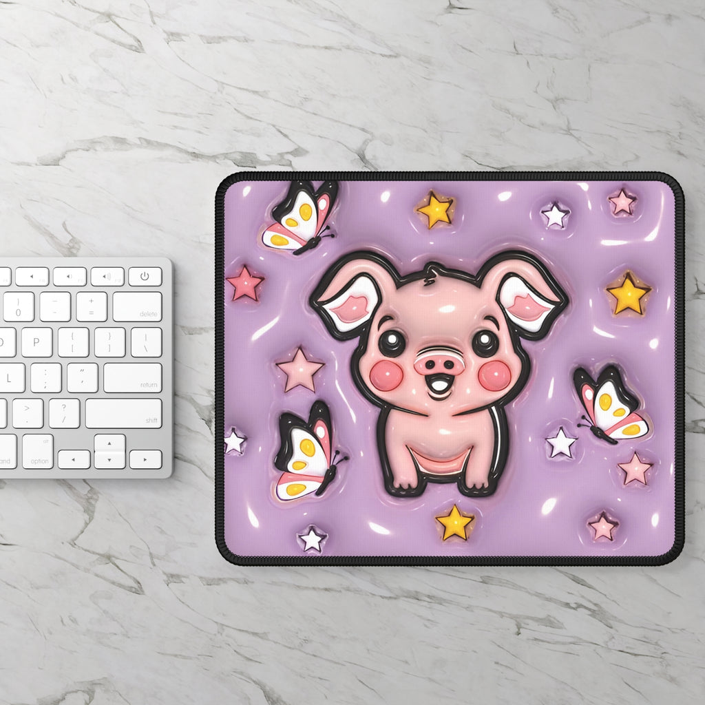 Oink & Sparkle Mouse Pad – Cutest Clicks in the Galaxy