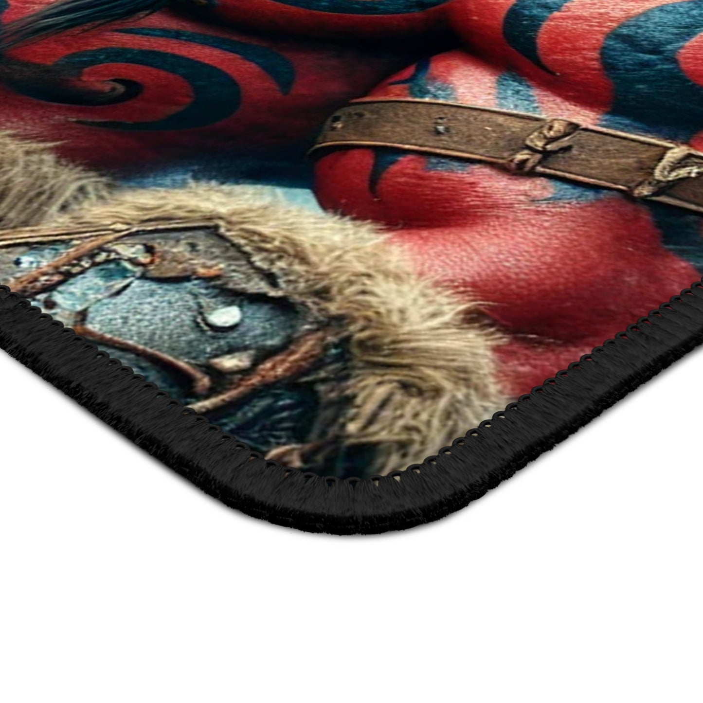Blazing Bloodrage Mouse Pad – Wield the Axe, Rule the Realm