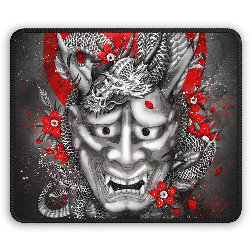 Oni Serpent Mouse Pad – Unleash Ancient Fury.