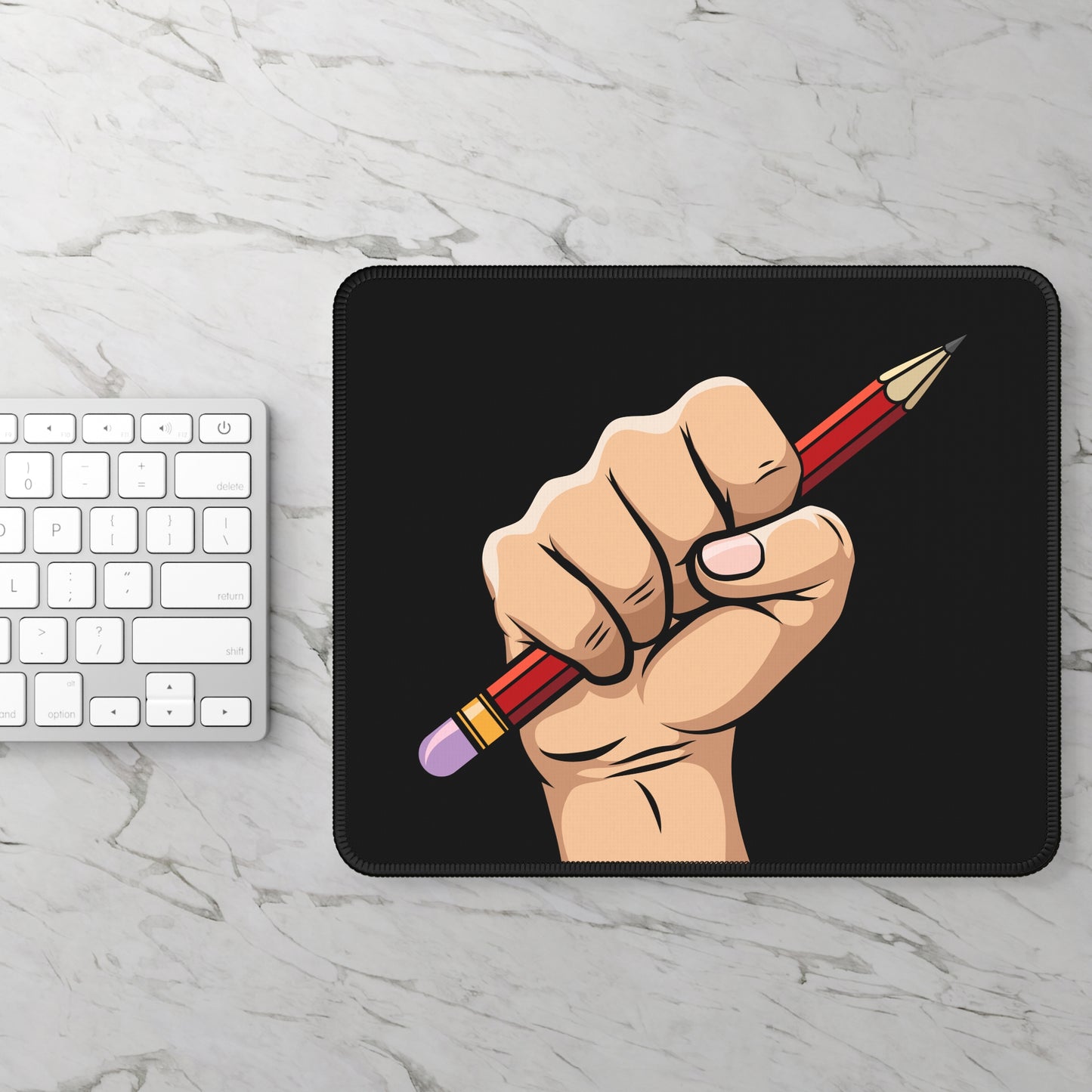 Write to Resist Mouse Pad – Power to the Pen (or Pencil)