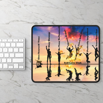 Self Love Club Mouse Pad – Empower Every Click With Kindness