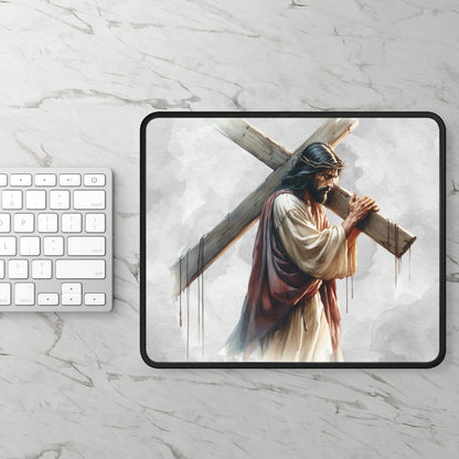 Path of Grace Mouse Pad – A Daily Reminder of Strength, Sacrifice, and Love