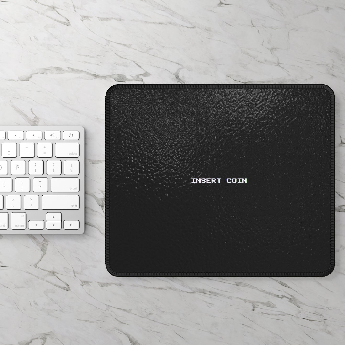 Insert Coin Mouse Pad – Level Up Your Desk, One Click at a Time!