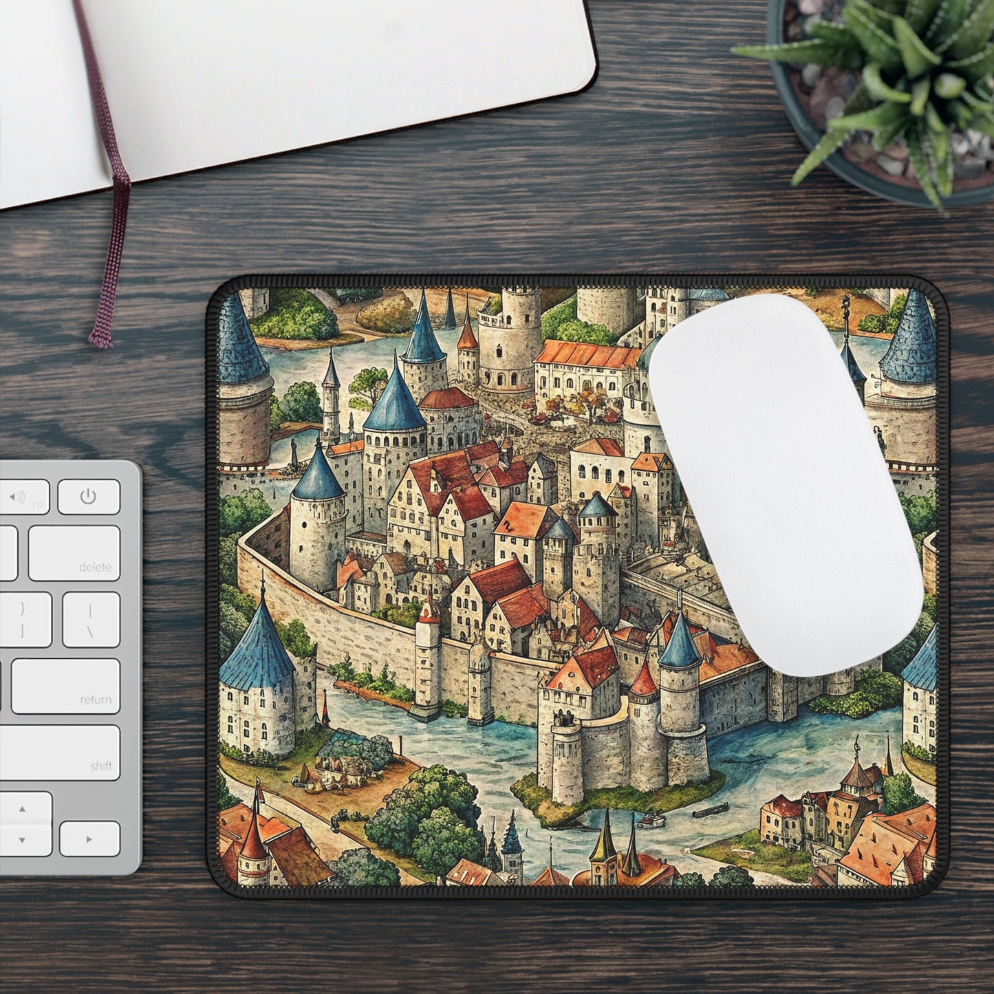 Castle Keep Chronicles Mouse Pad – Defend Your Realm, One Click at a Time