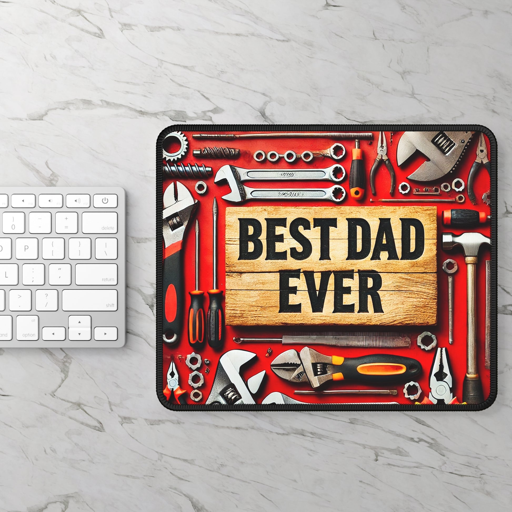 Best Dad Ever Tool Bench Mouse Pad – For the Dad Who Can Fix Anything!