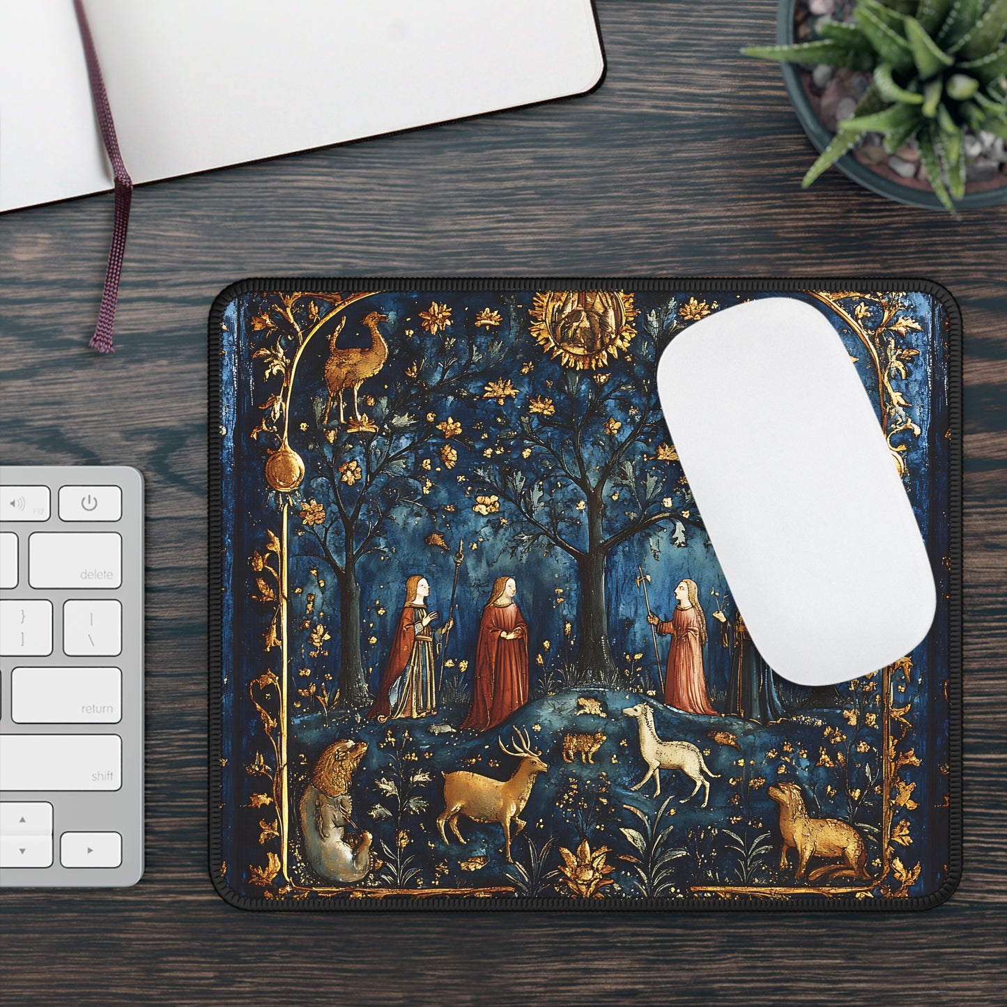 Enchanted Tapestry Mouse Pad – Where Myth Meets Mouse