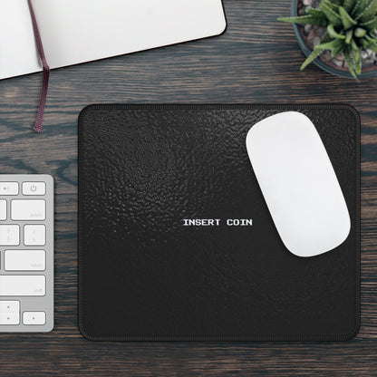 Insert Coin Mouse Pad – Level Up Your Desk, One Click at a Time!