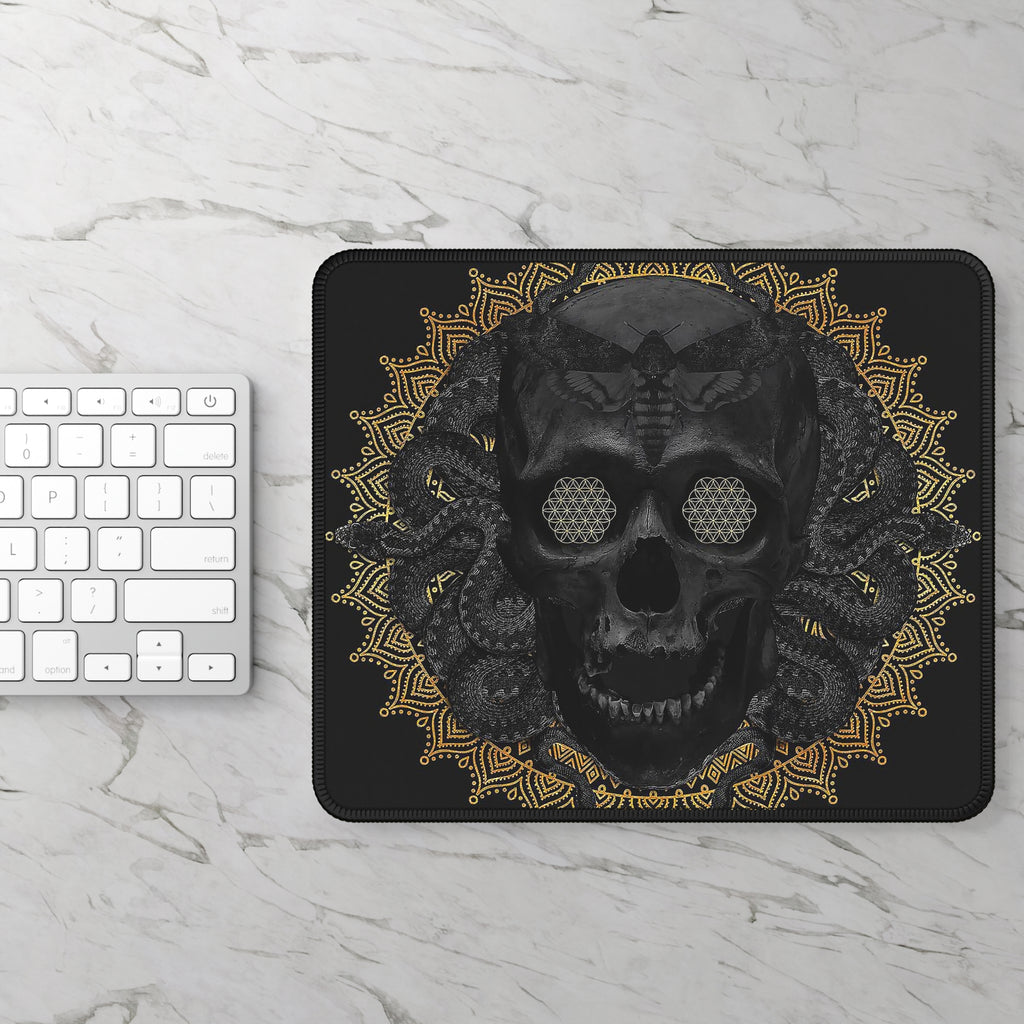 Sacred Serpent Skull Mouse Pad – Unveil Ancient Mysteries.