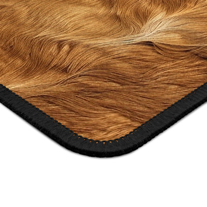 Golden Grazer Mouse Pad – Smooth as Saddle Leather, Wild as the West