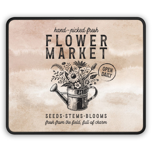 Flower Market Mouse Pad – Where Every Click Blooms
