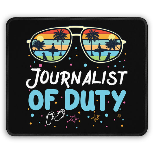 Journalist of Duty Mouse Pad – Press Pass to Paradise
