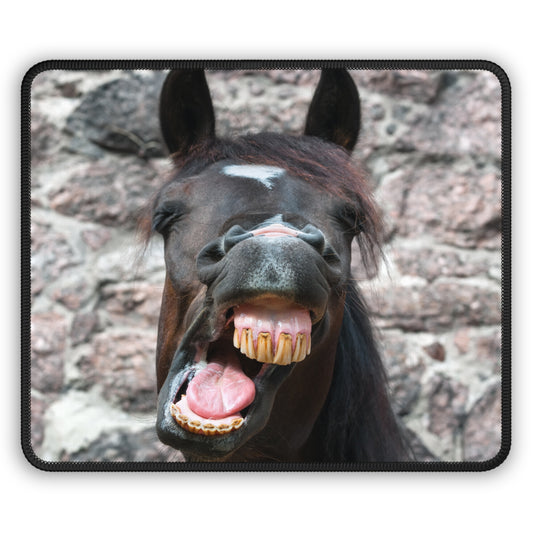 Horse Laughter Mouse Pad – Neigh-ver Miss a Click Again