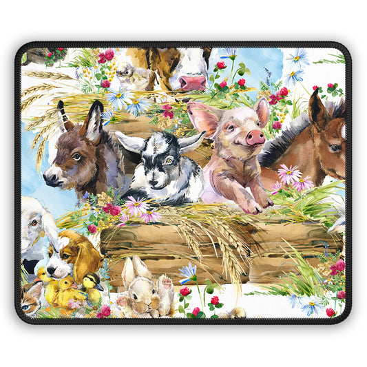 Barnyard Buddies Mouse Pad – Clicks & Cuddles, Farm-Style. Only from GeekPadz.com