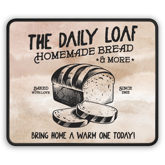 The Daily Loaf Mouse Pad – Rise & Grind in Rustic Style!