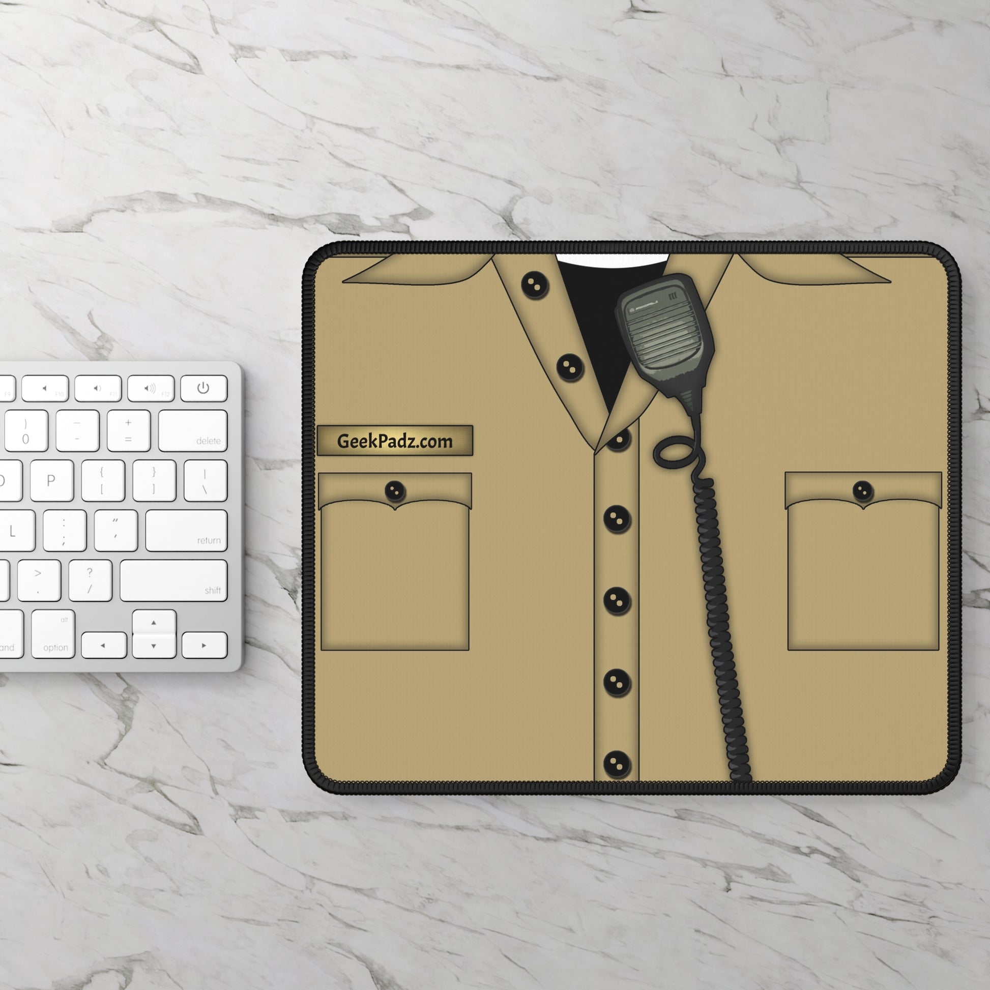 Sheriff of Scrolls – Tactical Tan Uniform Mouse Pad