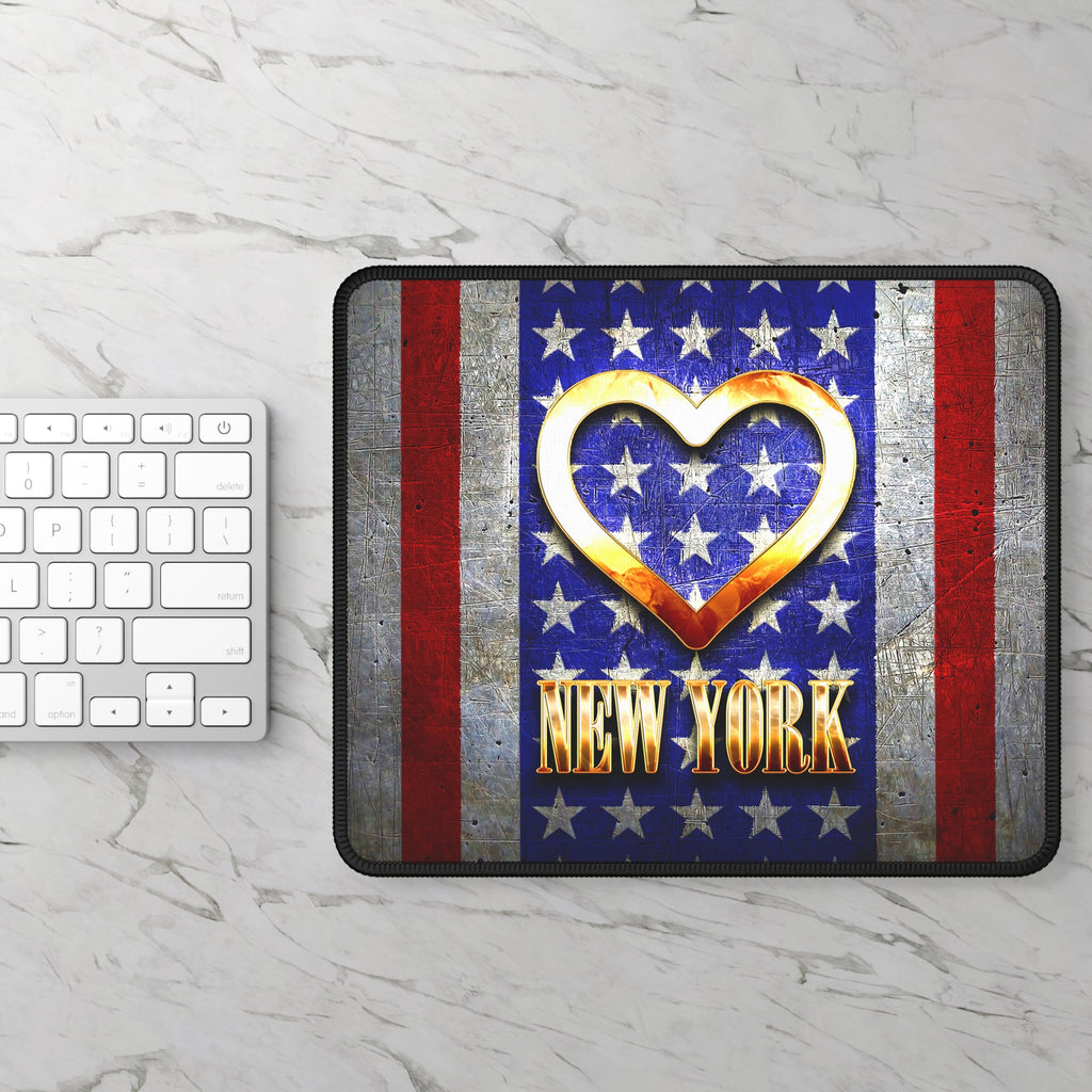New York Patriot Mouse Pad – The City That Never Sleeps… on Freedom