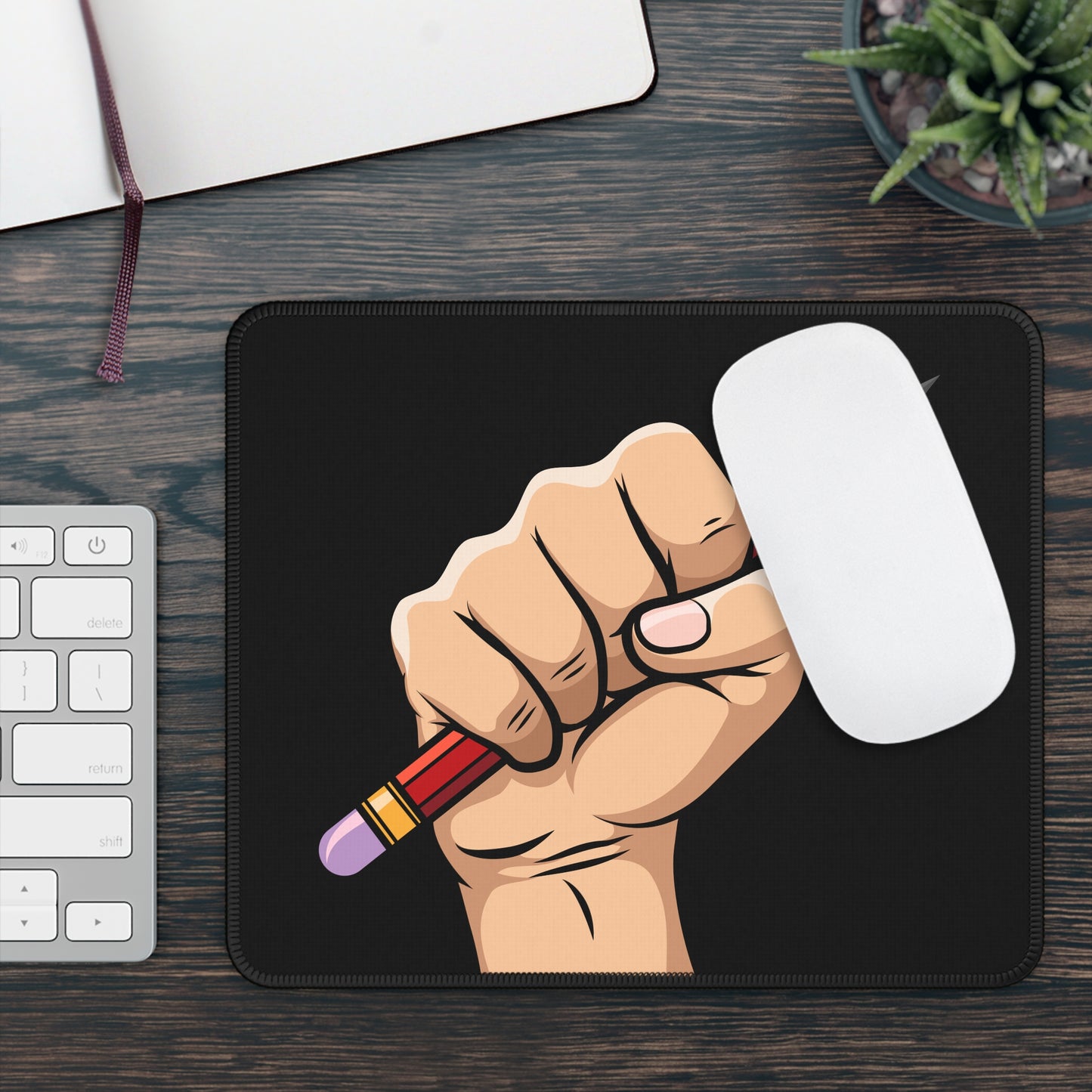 Write to Resist Mouse Pad – Power to the Pen (or Pencil)