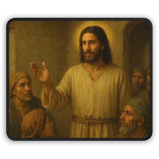The Teacher of Light Mouse Pad – Wisdom at Your Fingertips