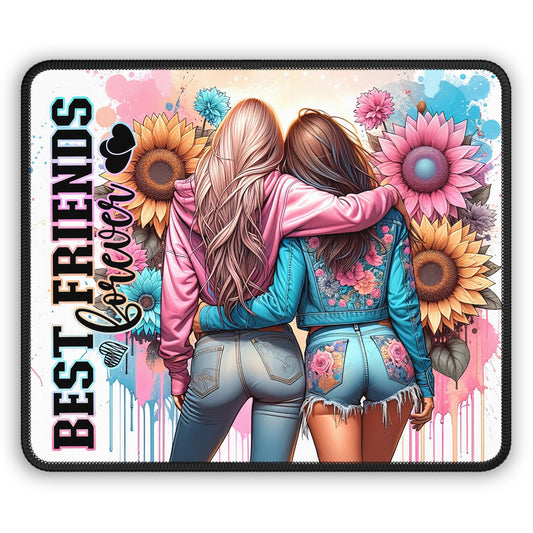 Best Friends Forever Mouse Pad – Colorful Memories at Your Fingertips