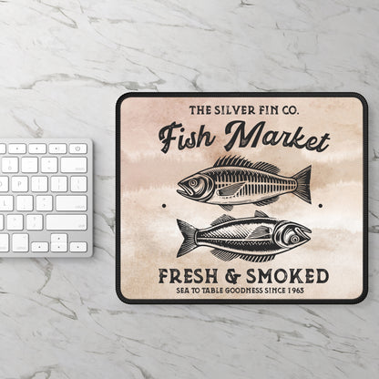 Fish Market Mouse Pad – Sea to Table Style for Your Desk