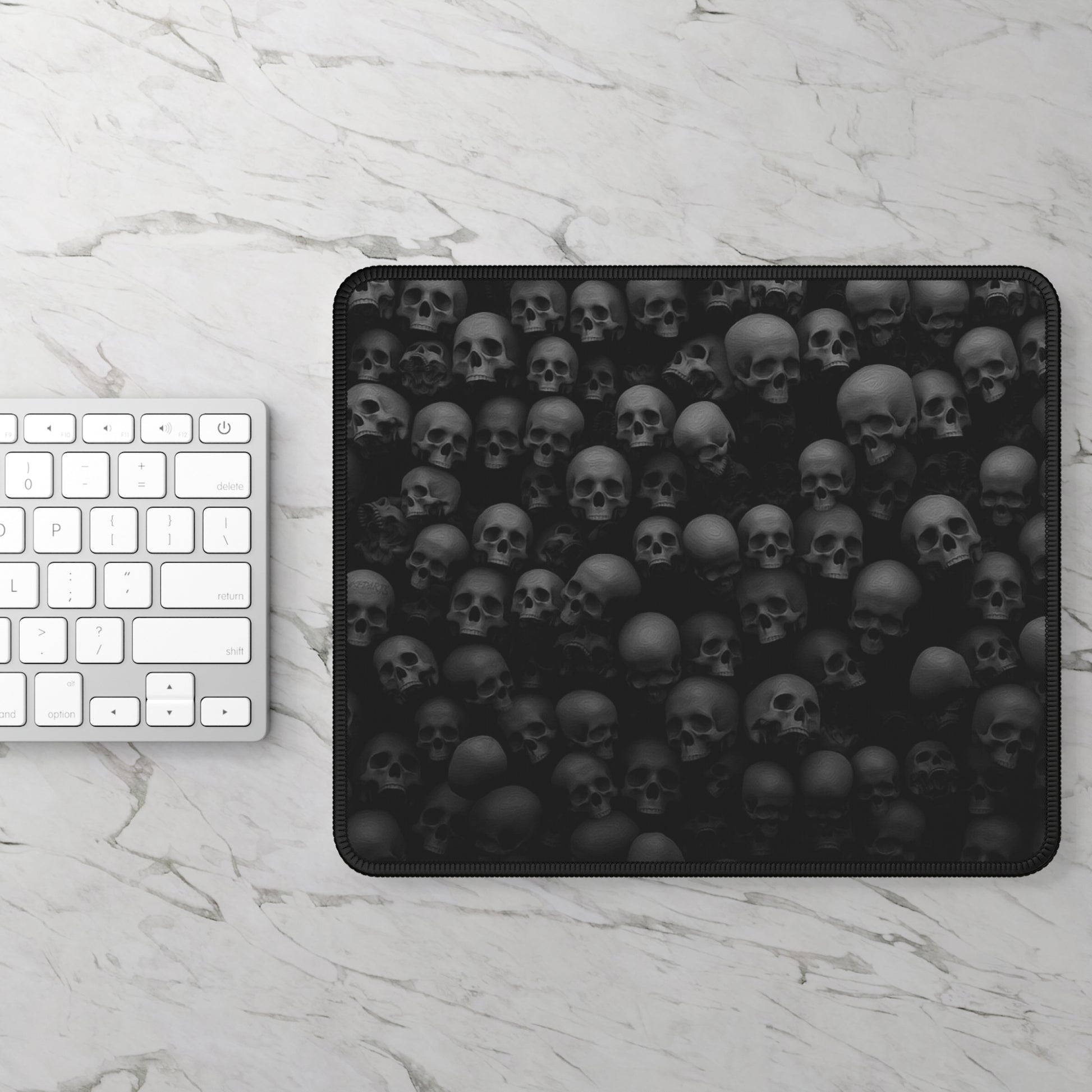 Abyss of Skulls Mouse Pad – Face Your Digital Domain.