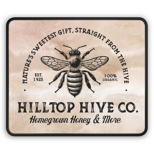 Hilltop Hive Co. Mouse Pad – Buzzin’ with Charm and Organic Style