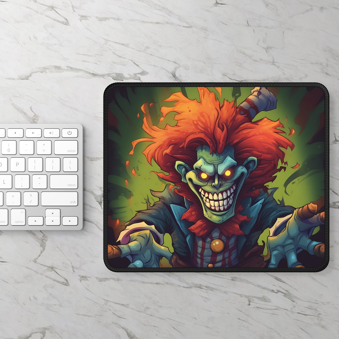 Killer Clown Chaos Mouse Pad – Click Fast or Get Slashed