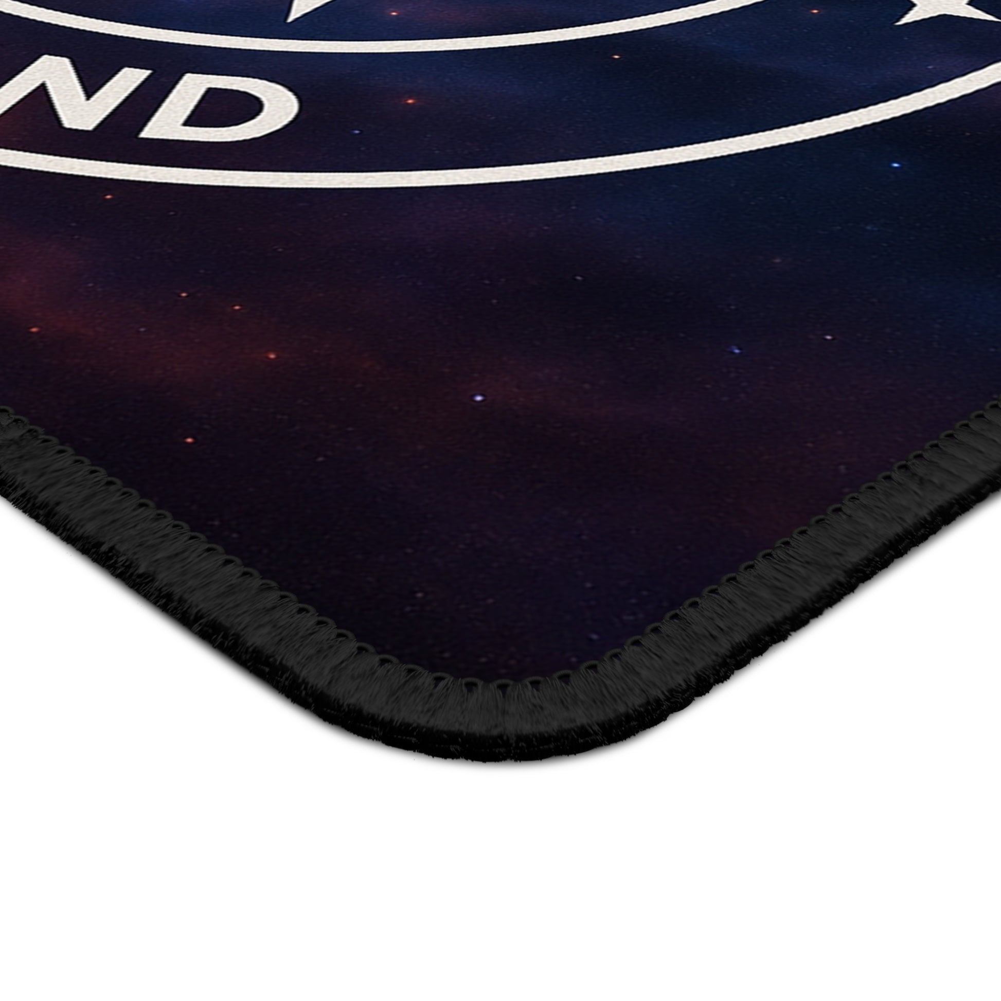 Interstellar Command Emblem Mouse Pad – Answer the Call of the Cosmos!