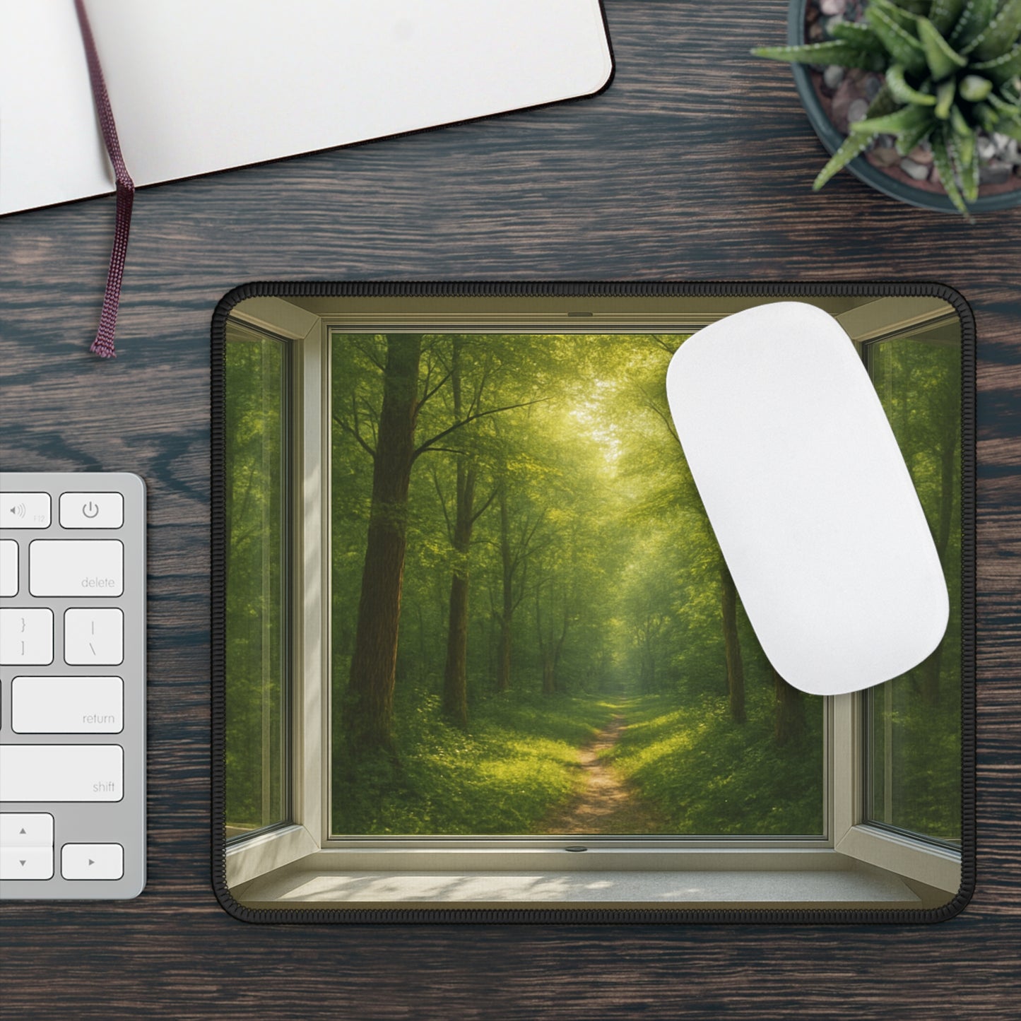 Forest Daydream Mouse Pad – A Window into the Heart of the Woods