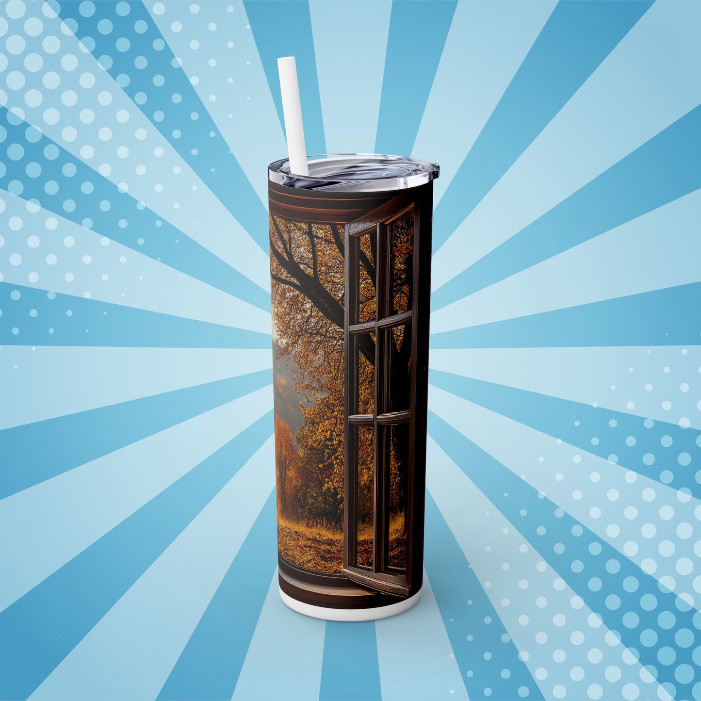 Amber Valley Tumbler – Where Tranquility Meets Twilight