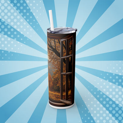 Amber Valley Tumbler – Where Tranquility Meets Twilight