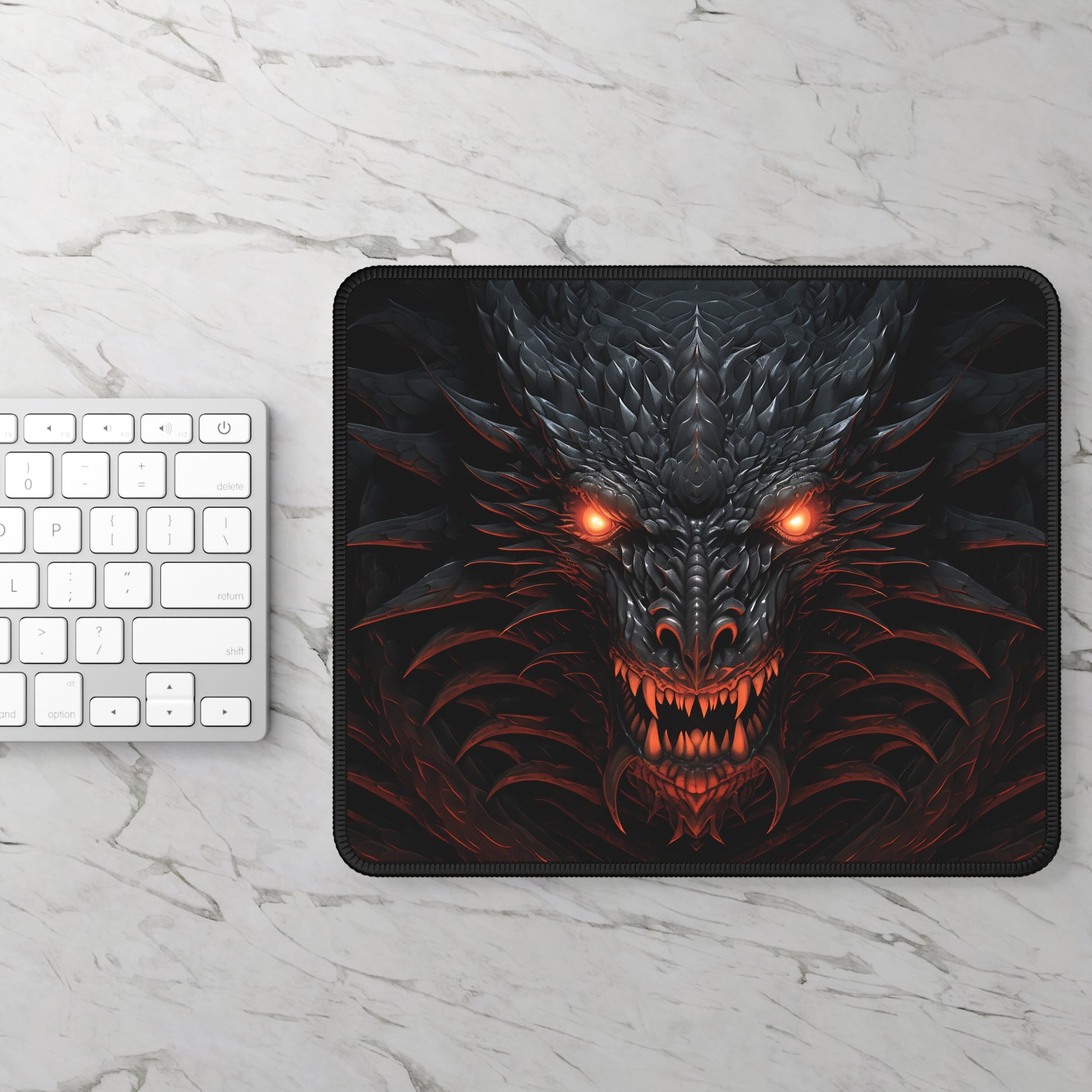Dreadscale Dragon Gaming Mouse Pad – Unleash Your Inner Fire!