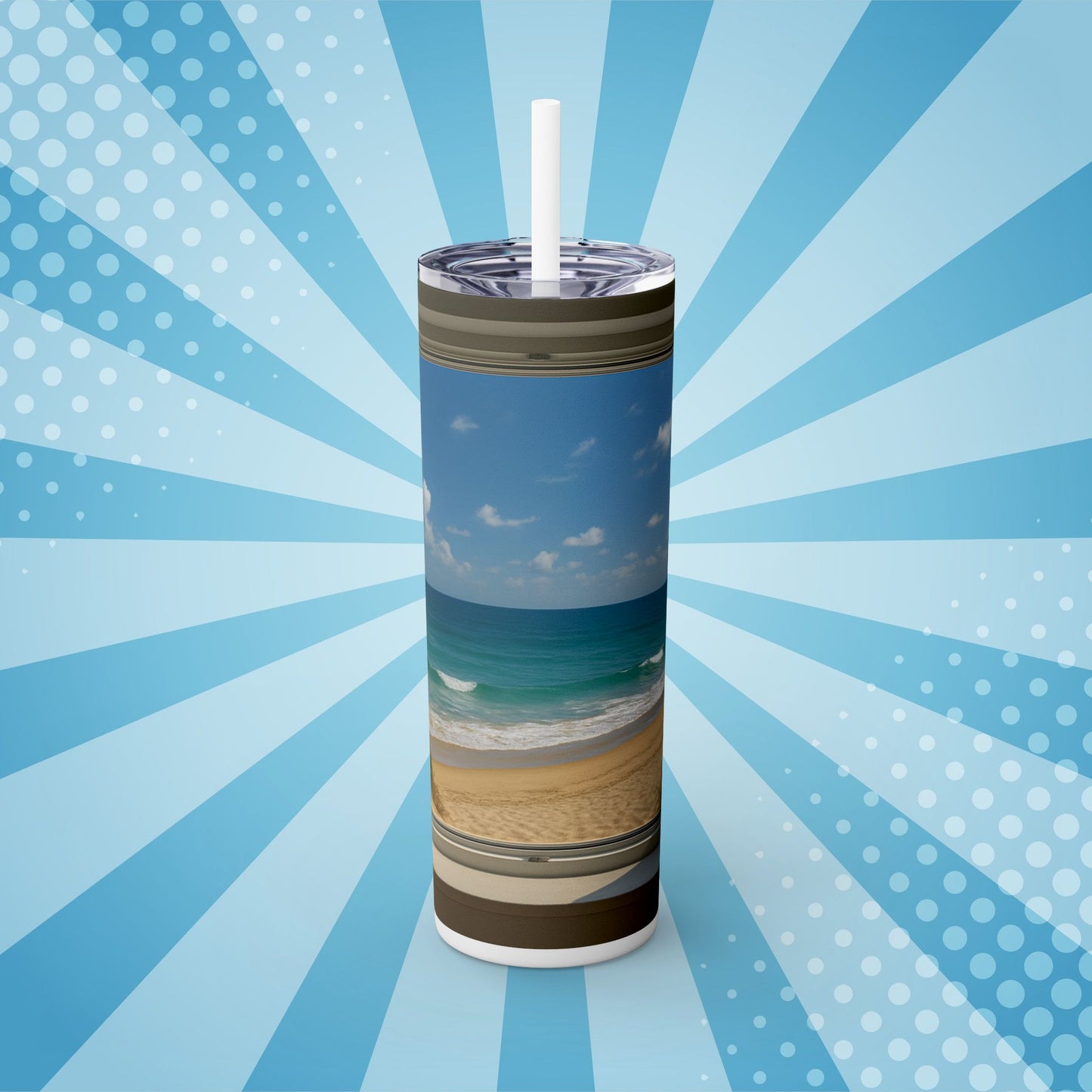 Coastal Chill Tumbler – Sip Into Shoreline Serenity