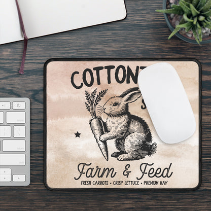 Cottontail Supply Co. Mouse Pad – Where Country Charm Meets Clicks