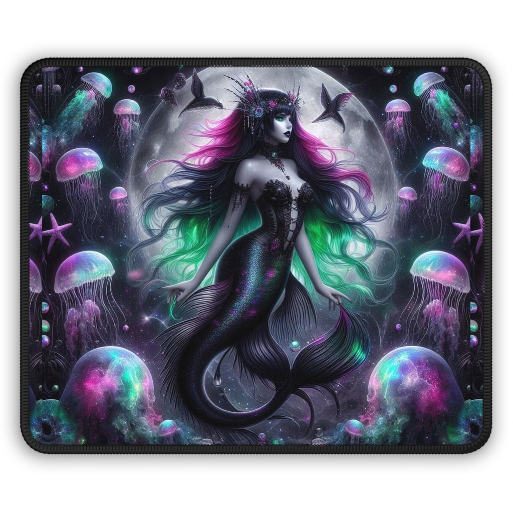 Moonlit Siren & Phantom Jellyfish Mouse Pad – Answer the Call of the Deep!