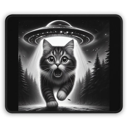 Abducted by Cuteness Mouse Pad – The Meowtrix Has You!