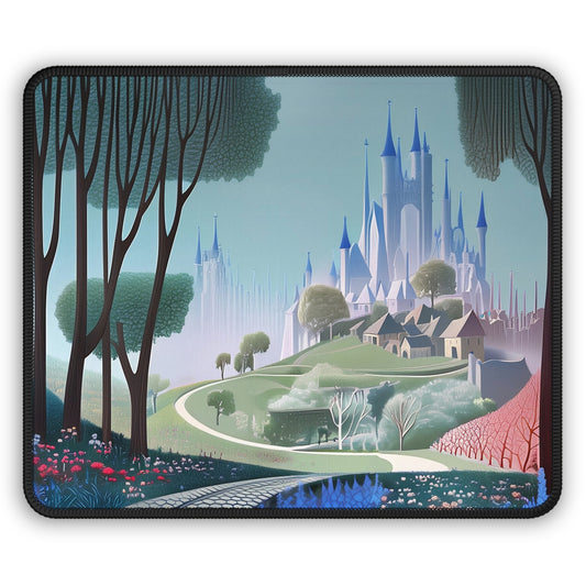 Crystalspire Keep Mouse Pad – Where Daydreams Reign Supreme