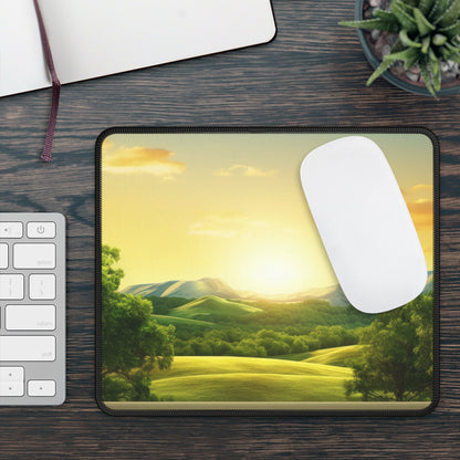 Valley Light Mouse Pad – Where Every Day Starts Bright