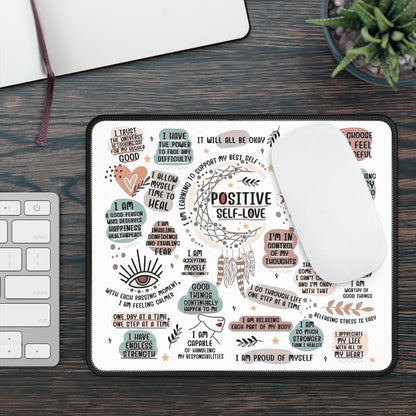 Positive Self-Love Mouse Pad – Empower Your Clicks with Kindness & Confidence
