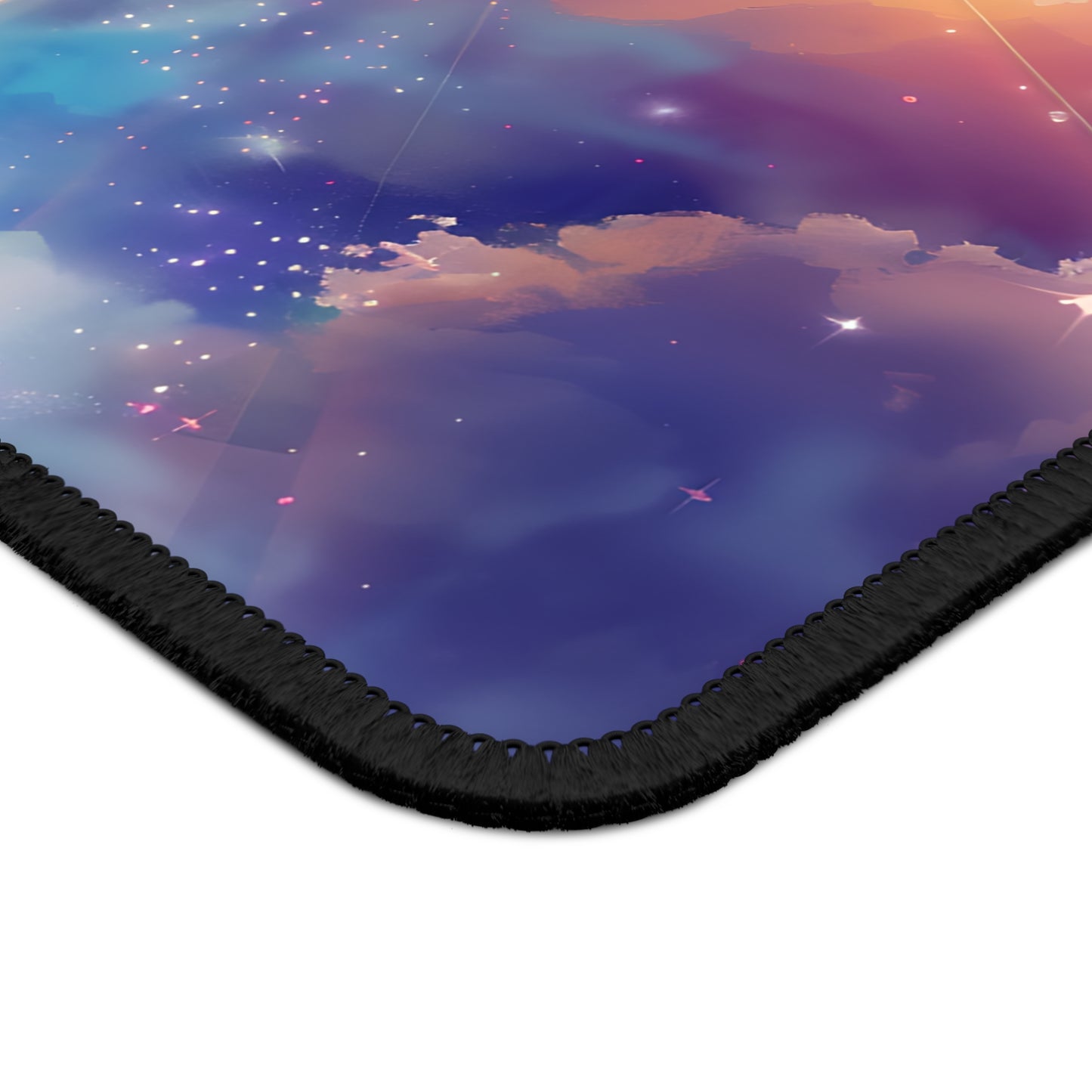 Celestial Sparkle Cross & Doves Mouse Pad – Divine Brilliance for Your Day!