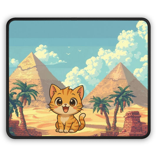 Pixel Pharaoh Paws Mouse Pad – The Cutest Ruler of the Desert