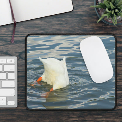 Diving Duck Mouse Pad – Productivity? Just Wing It!