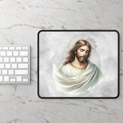 Light of Mercy Mouse Pad – A Heavenly Reminder of Grace, Sacrifice, and Eternal Love