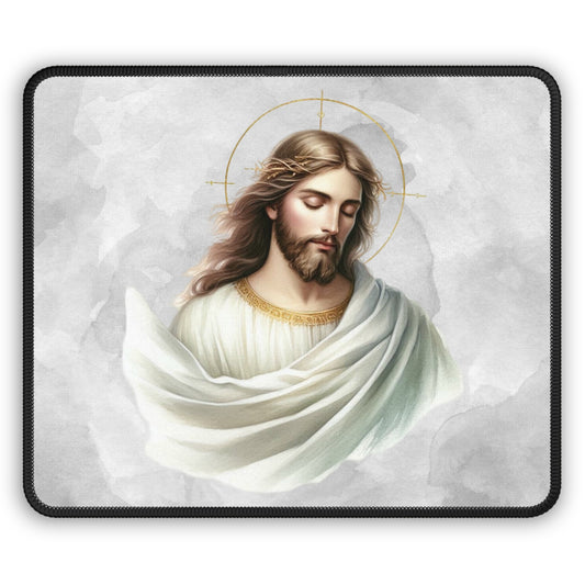 Light of Mercy Mouse Pad – A Heavenly Reminder of Grace, Sacrifice, and Eternal Love