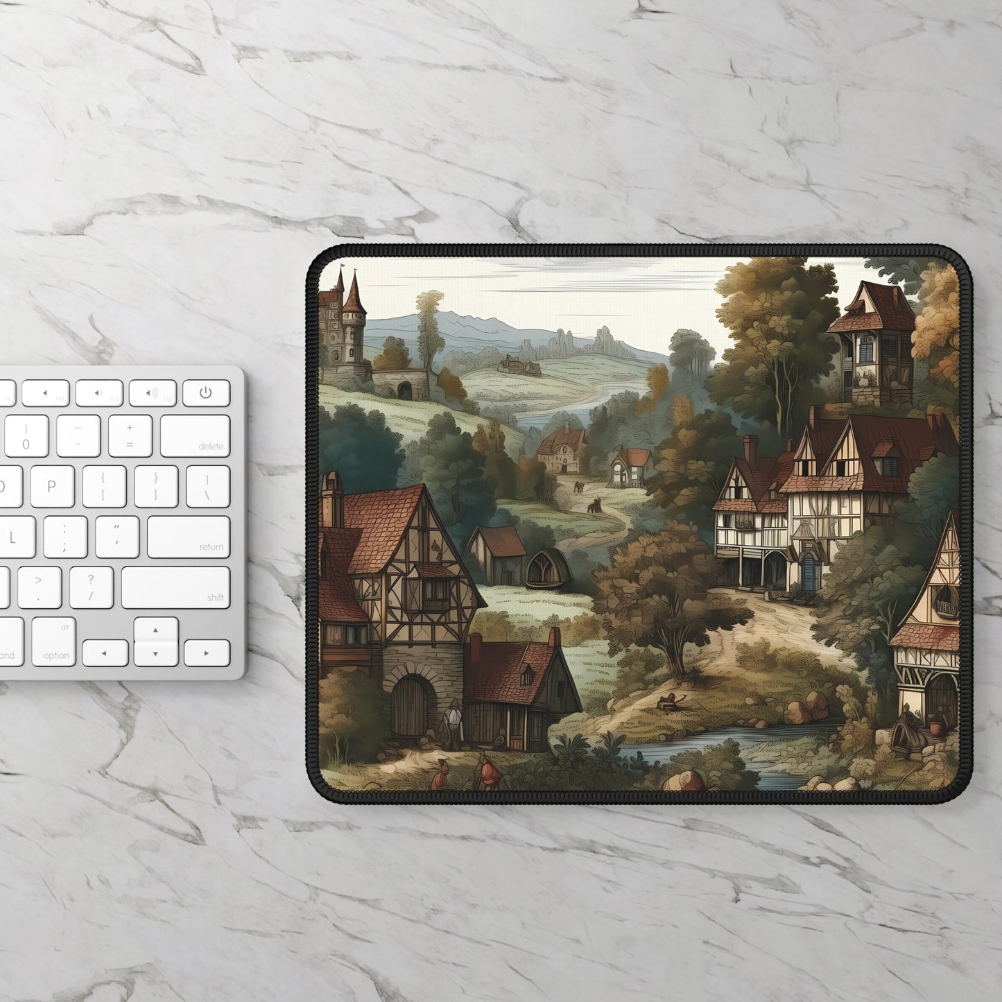 Briarbrook Village Mouse Pad – Where Legends Begin with Every Click