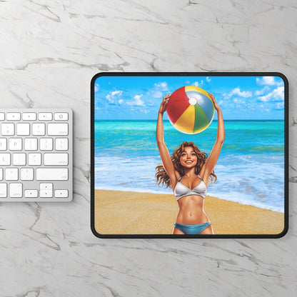 Beach Ball Bliss Mouse Pad – Fun in the Sun at Your Fingertips