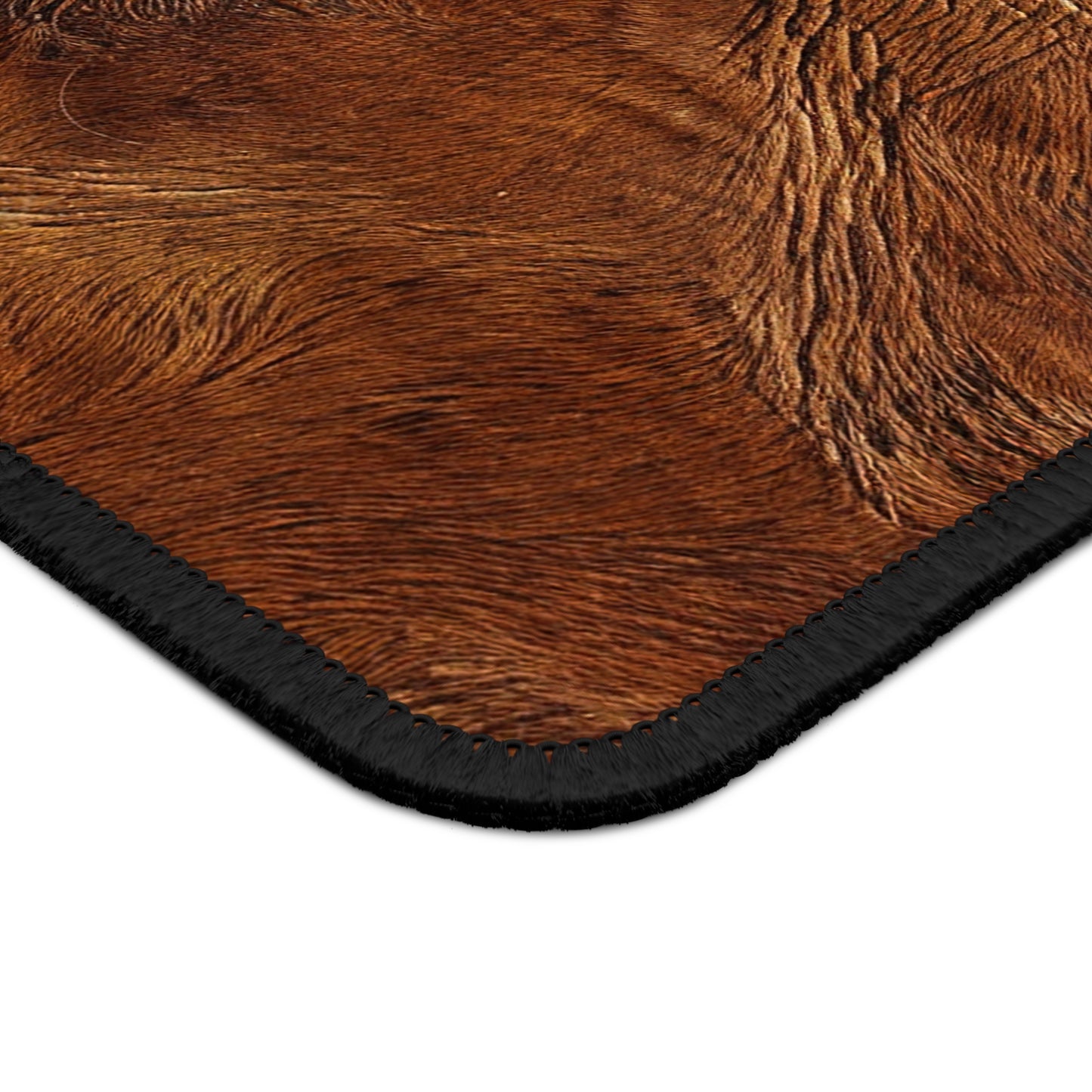 Cowhide Vibes Mouse Pad – Rugged Charm for the Rootinest Tootinest Desktops